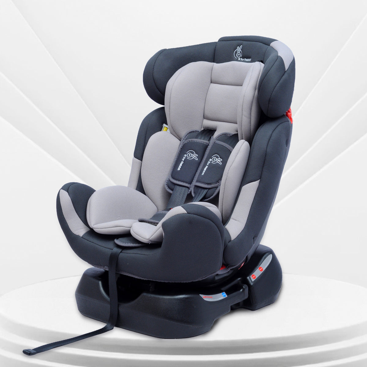 R for Rabbit Jack N Jill Grand Baby Car Seat Grey