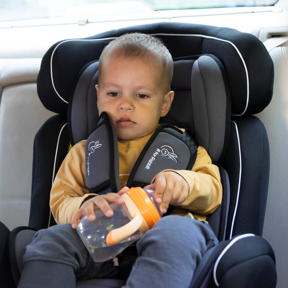 R for Rabbit Jack N Jill Grand Baby Car Seat Grey