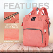 R for Rabbit Caramello Diaper Bag Pink