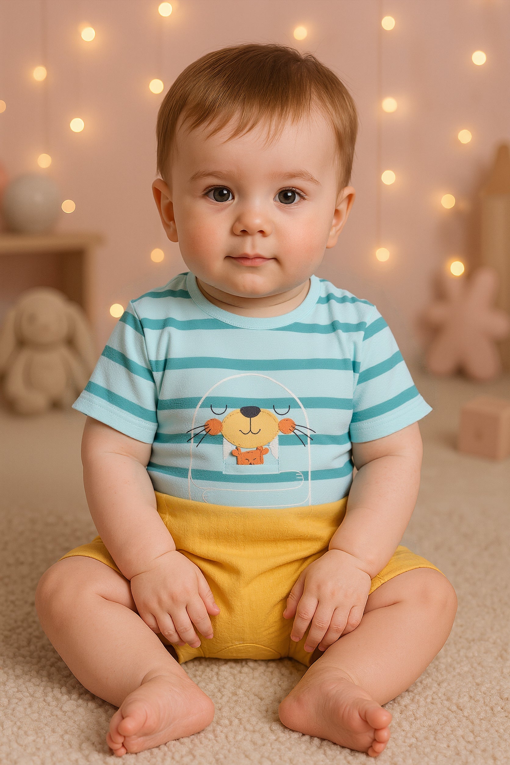Boys Multi Romper