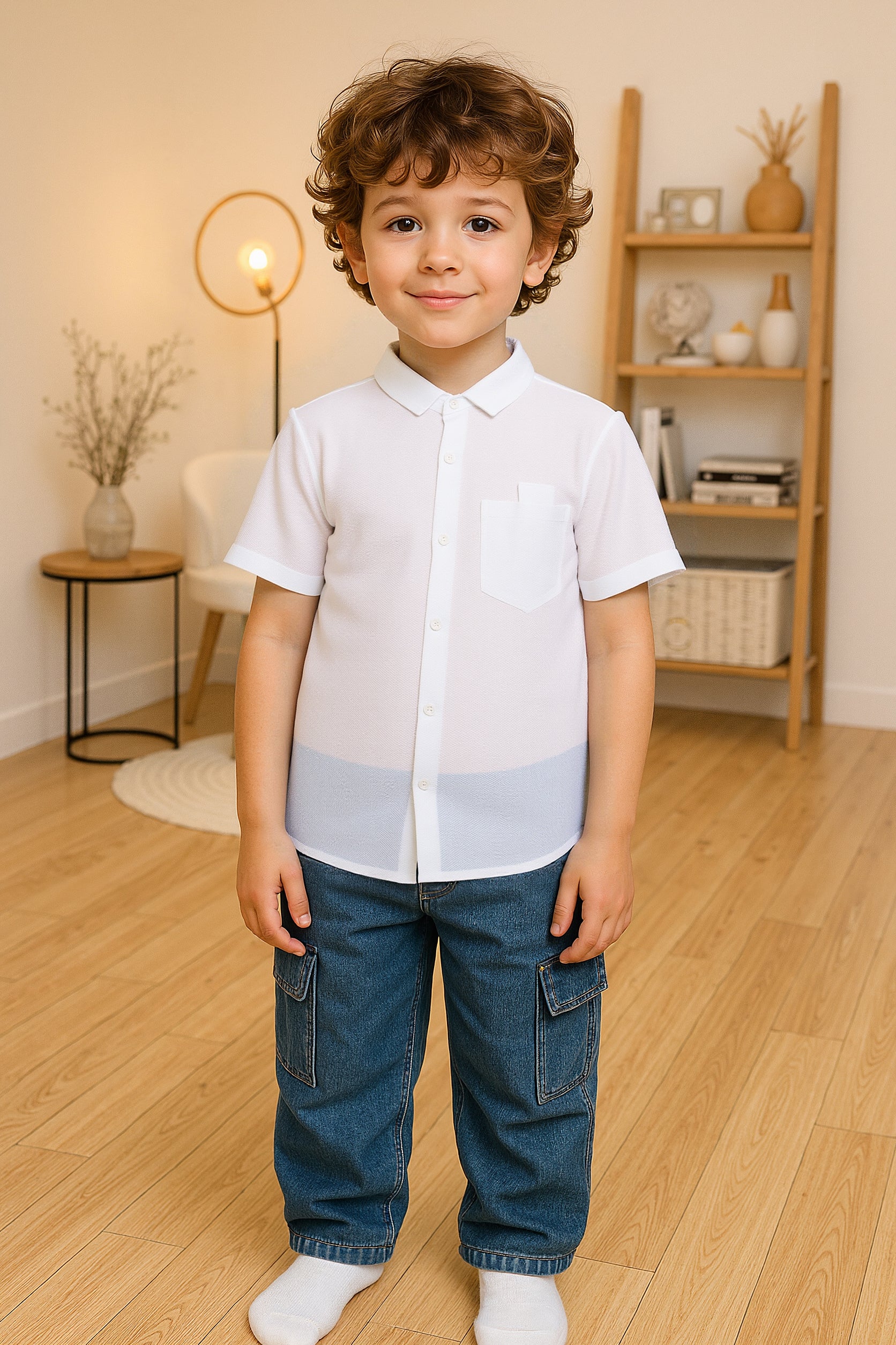 Boys White Shirt