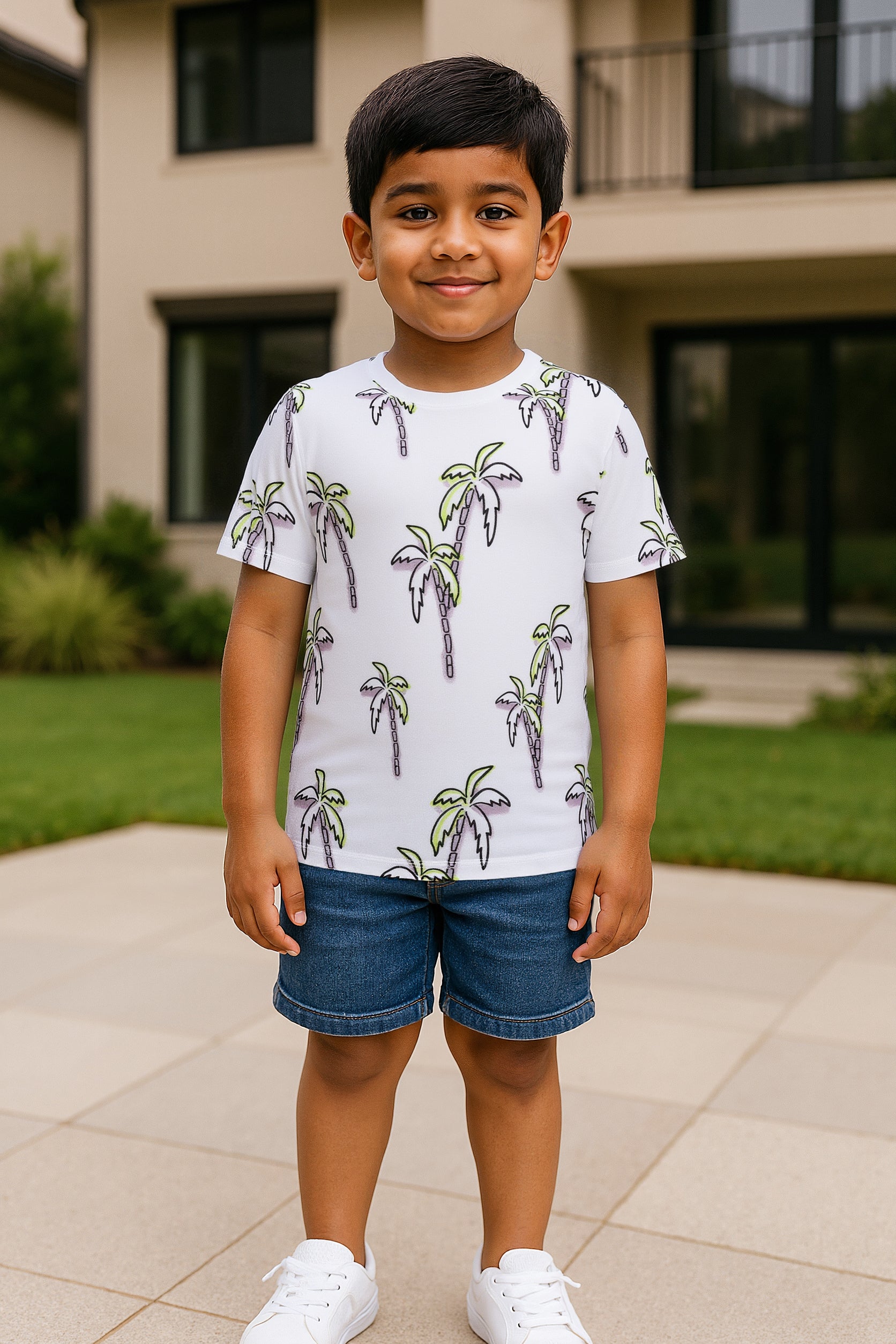 Boys White T-Shirt