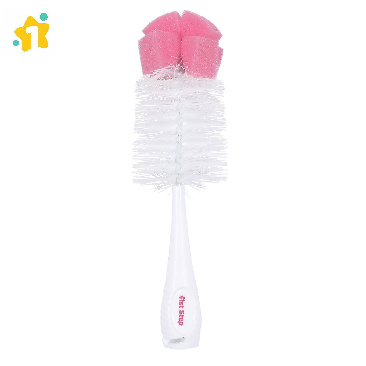 1st Step 2 in 1 Bottle & Nipple Cleaning Brush - Blue