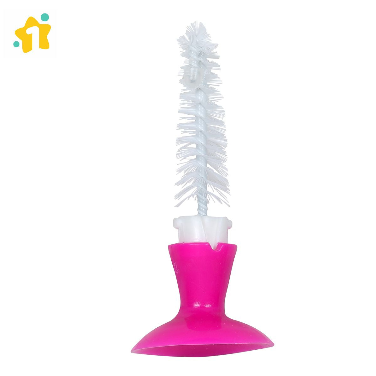 1st Step 2 in 1 Bottle & Nipple Cleaning Brush - Blue