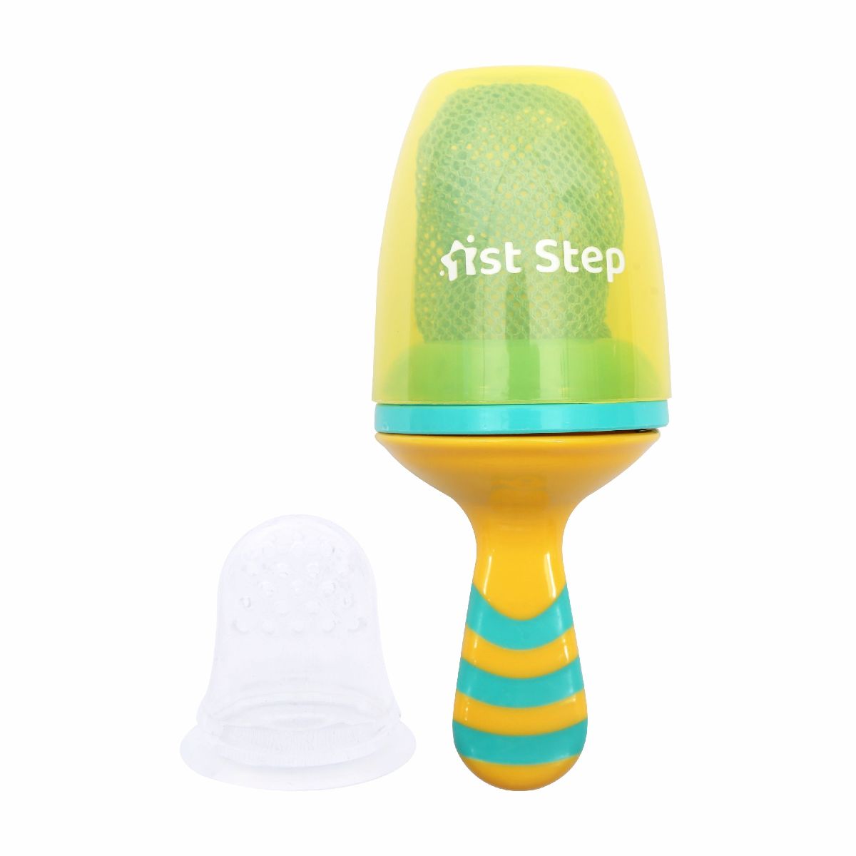 1st Step 2-In-1 Pop Fruit And Food Nibbler And Feeder - Yellow