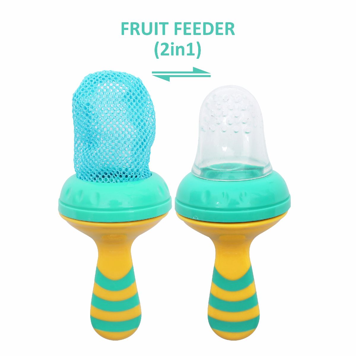 1st Step 2-In-1 Pop Fruit And Food Nibbler And Feeder - Yellow