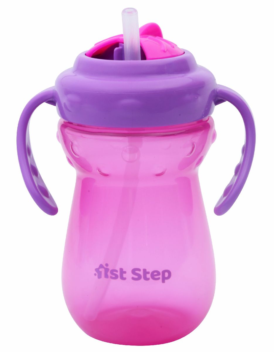 1st Step Twin Handle Sipper Cup With Straw - 360 ml