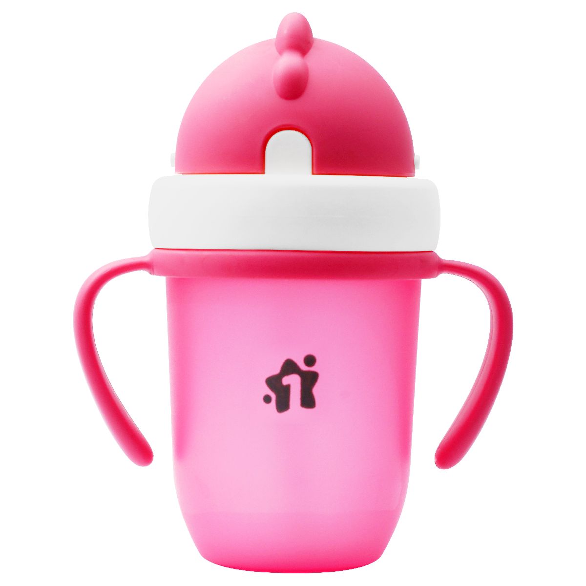 1st Step Soft Straw Sipper With Twin Handles Blue - 210 ml