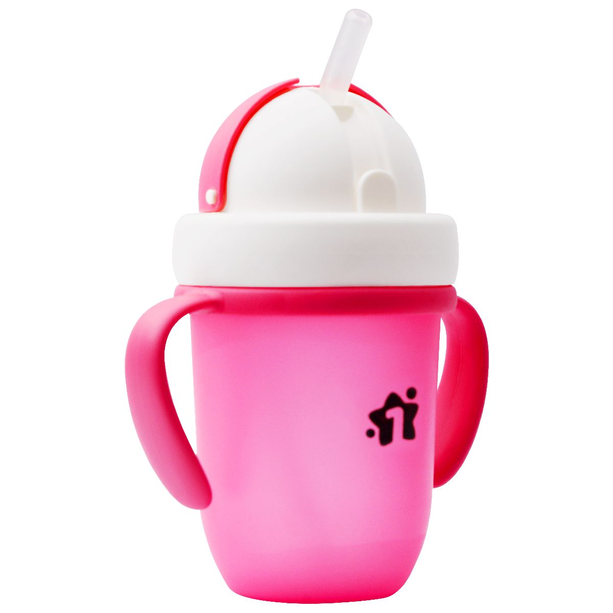 1st Step Soft Straw Sipper With Twin Handles Blue - 210 ml