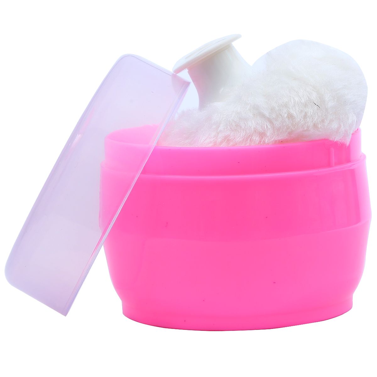 1st Step Powder Puff With Powder Storage Box - Pink