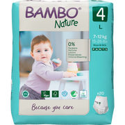 Bambo Nature Pant Diapers, Large Size - 20 Pieces