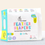 R for Rabbit Feather Diapers Pant Style with 12 Hours Absorption, Flexible Yoga Fit & Chemical Free Protection