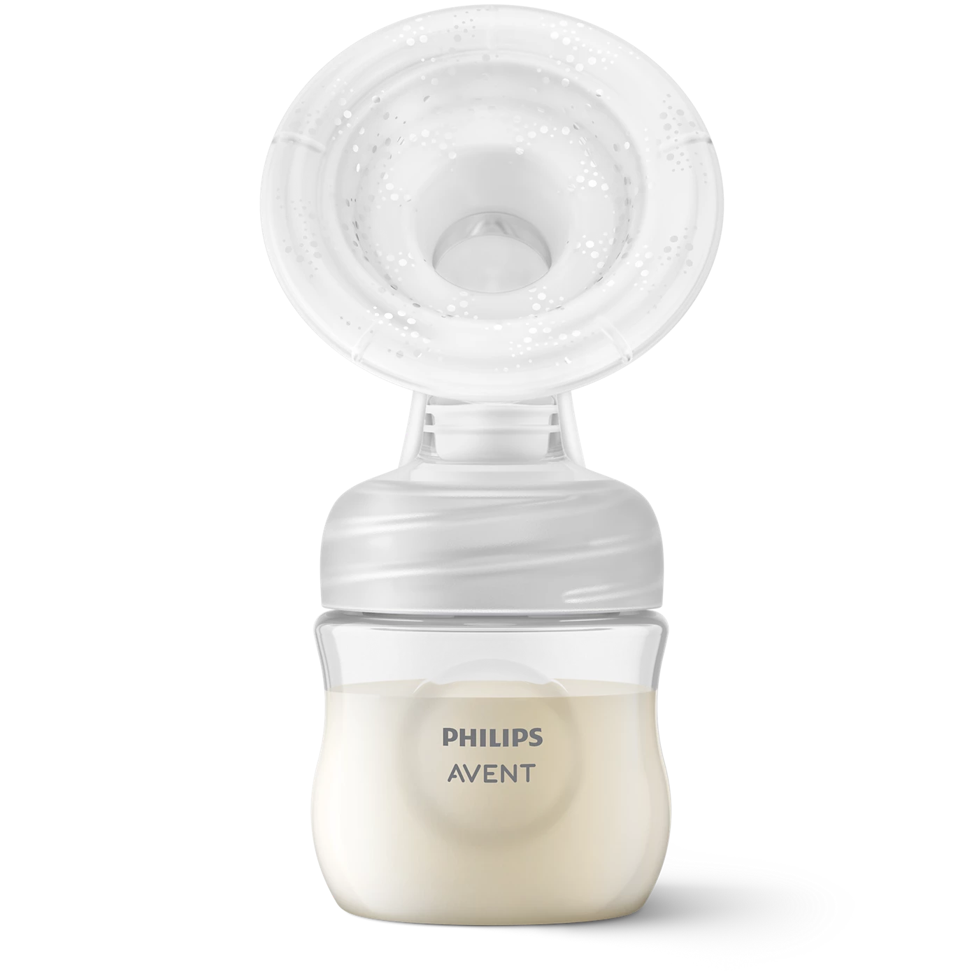 Avent Manual Breast Pump with Natural Motion Technology & Soft Silicone Cushion for Comfortable Milk Expression - White