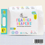 R for Rabbit Feather Diapers Pant Style Medium Size Baby Diapers with 12 Hours Absorption, Wetness Indicator & Flexible Yoga Fit - 74 Pieces