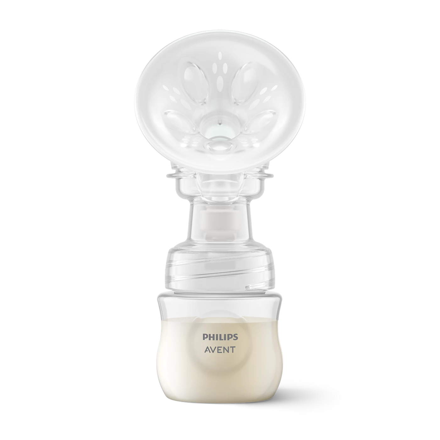 Avent Manual Breast Pump with Soft Silicone Cushion and Milk Storage Bottle - Mint Green