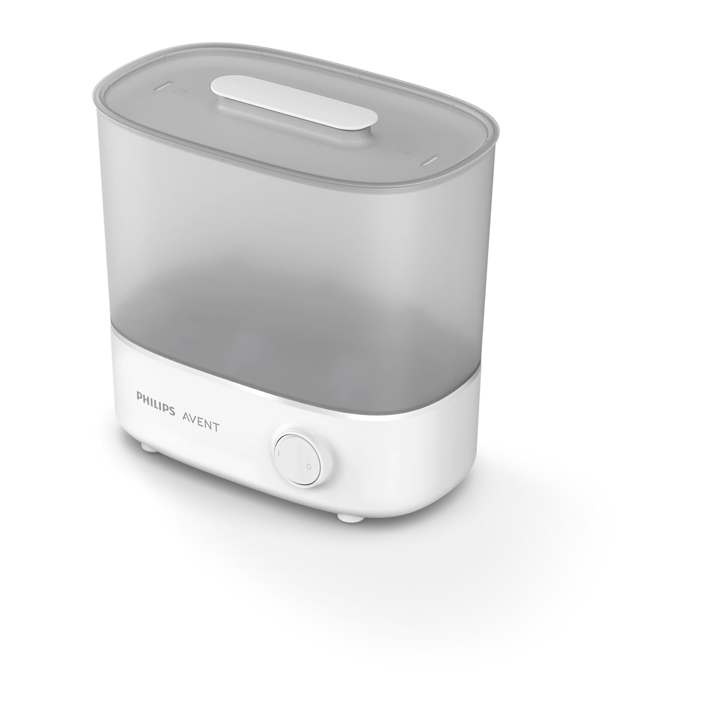 Avent Electric Baby Bottle Sterilizer with BPA Free Accessories Holder - White Grey