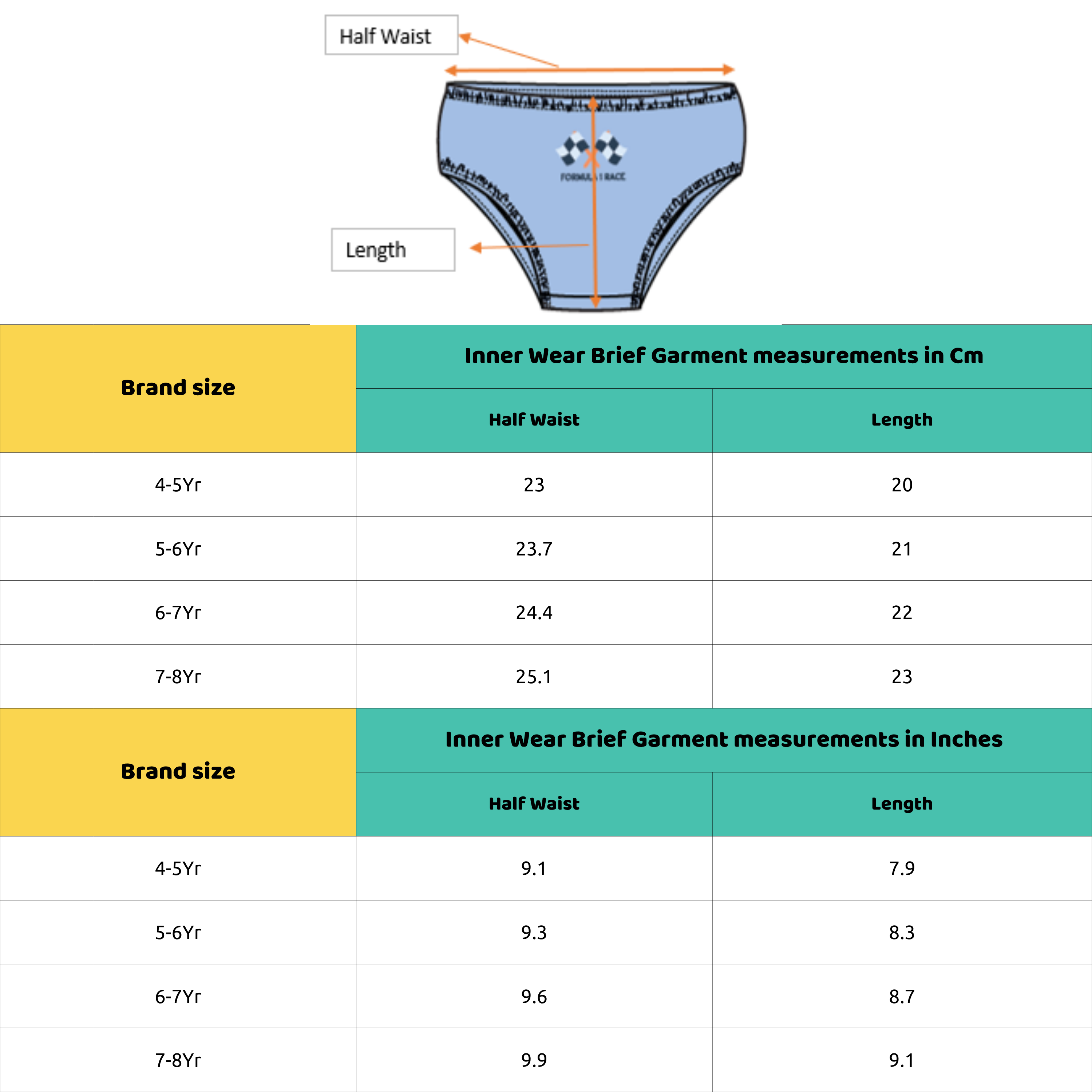 Boys Multi Brief
