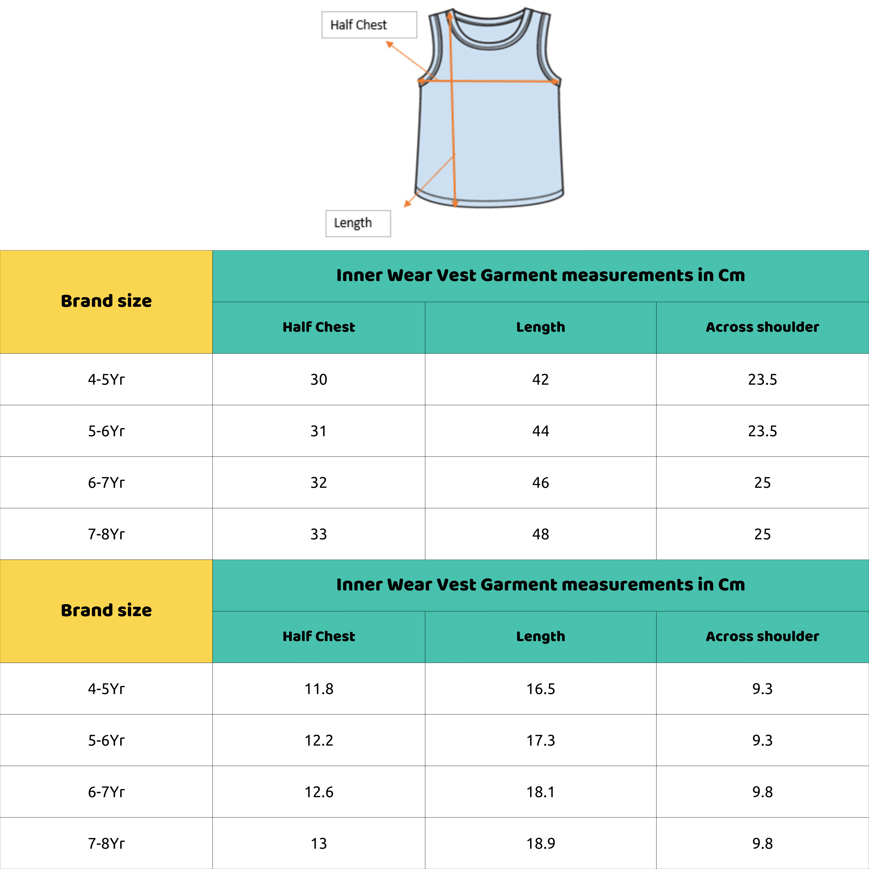 Boys Multi Vest