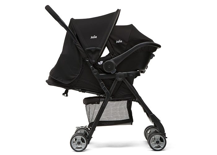 Joie Juva Travel System Infant Car Seat and Lightweight Baby Stroller Combo - Black
