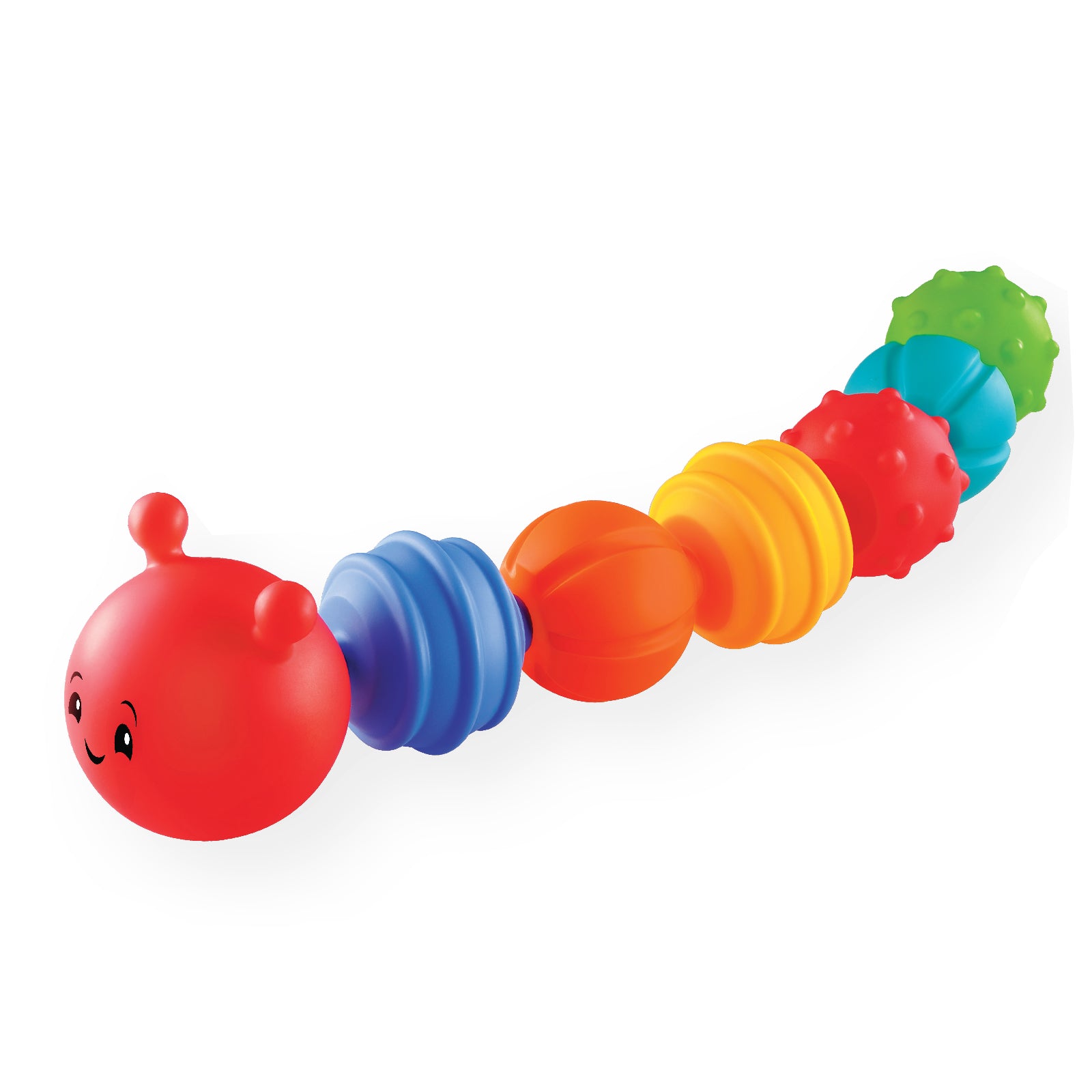 Giggles Link Along Caterpillar Textured Linking Toy for Toddlers