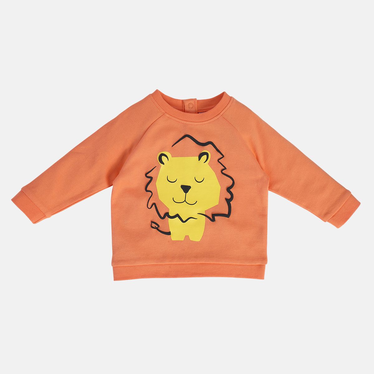 Boys Orange Pack Of 1 Sweat Shirt