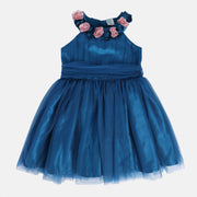 Girls Green Pack Of 1 Dress