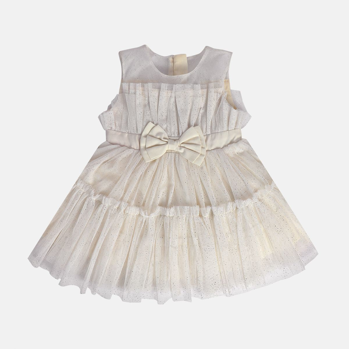 Girls White Pack Of 1 Dress