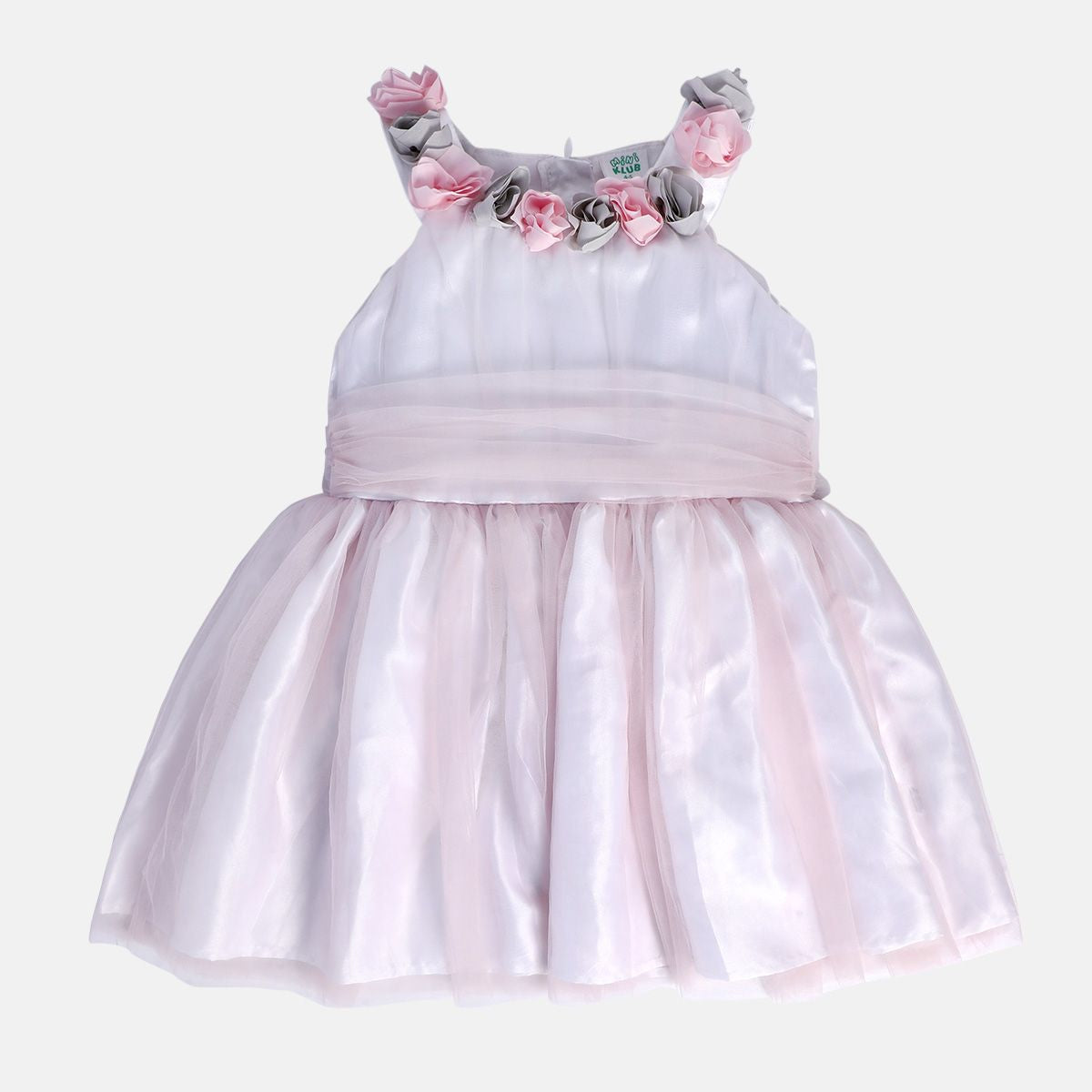 Girls White Pack Of 1 Dress