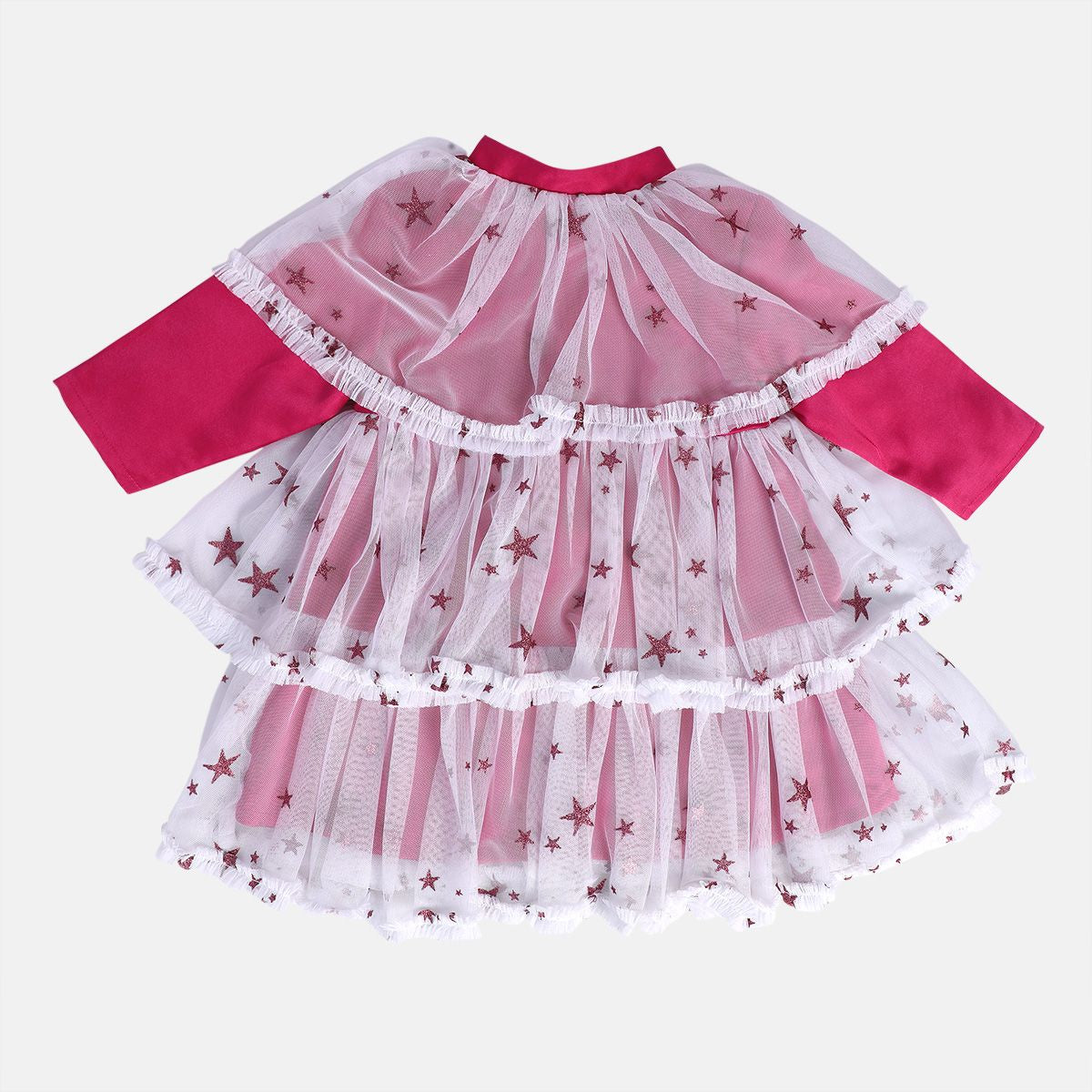 Girls Hot Pink Pack Of 1 Dress
