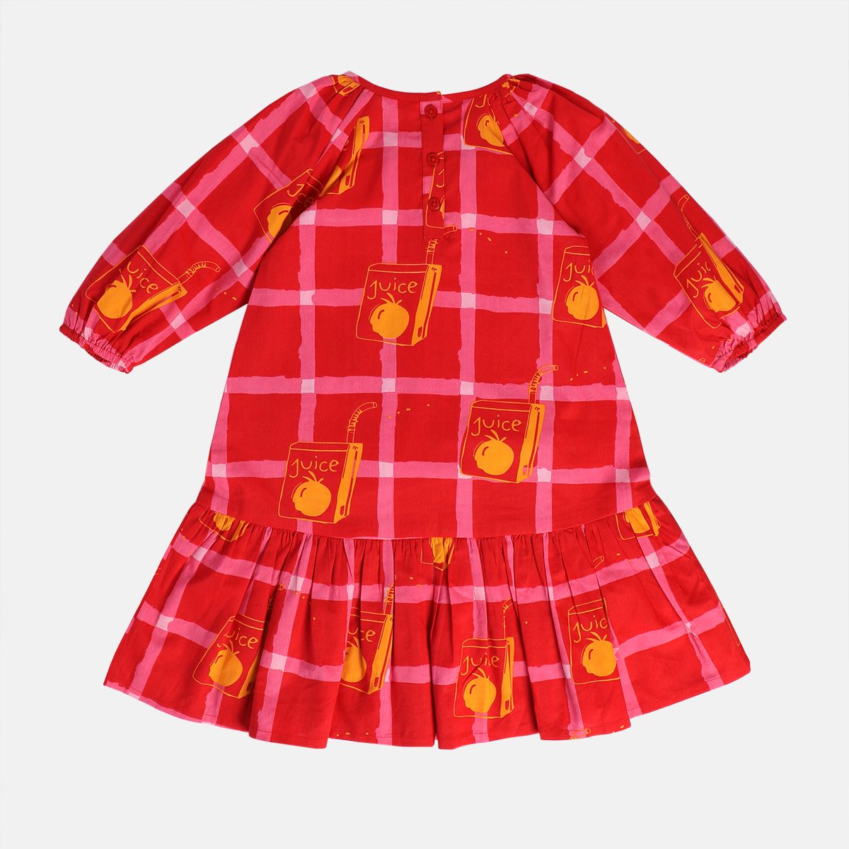 Girls Red Pack Of 1 Dress