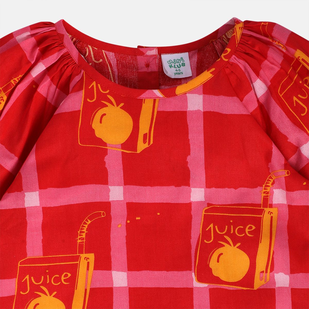 Girls Red Pack Of 1 Dress