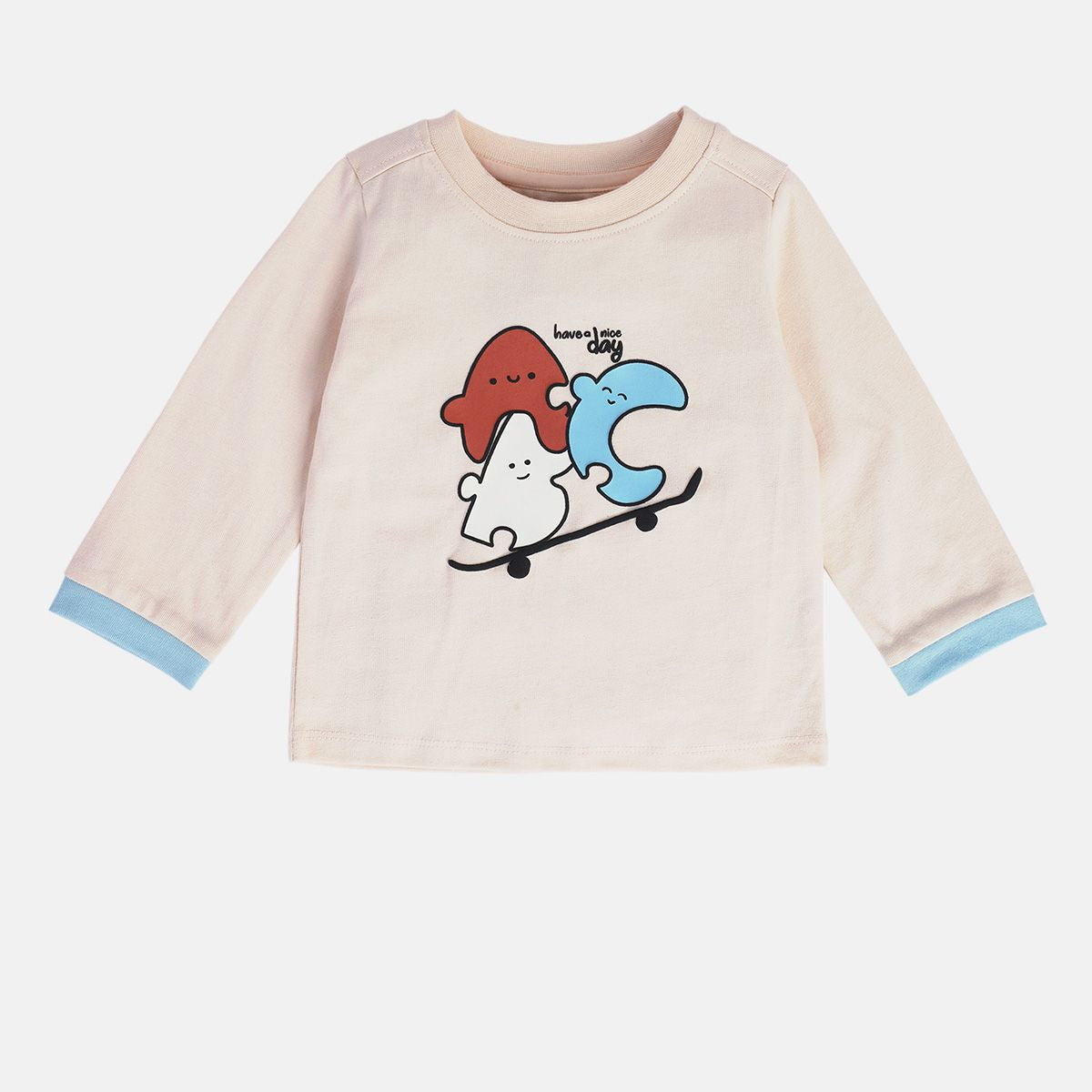 Boys Multicolor Pack Of 2 T-Shirt And Bottom