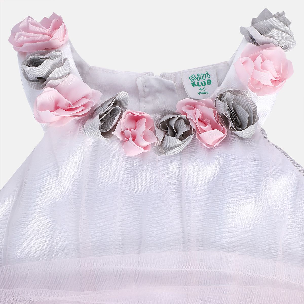 Girls White Pack Of 1 Dress