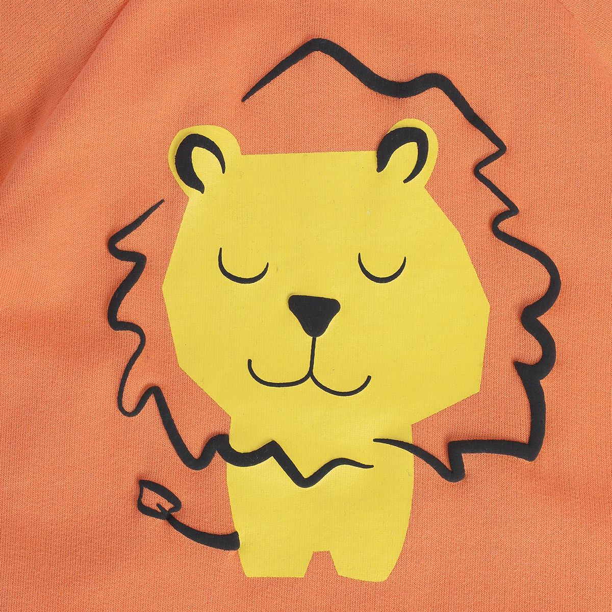 Boys Orange Pack Of 1 Sweat Shirt