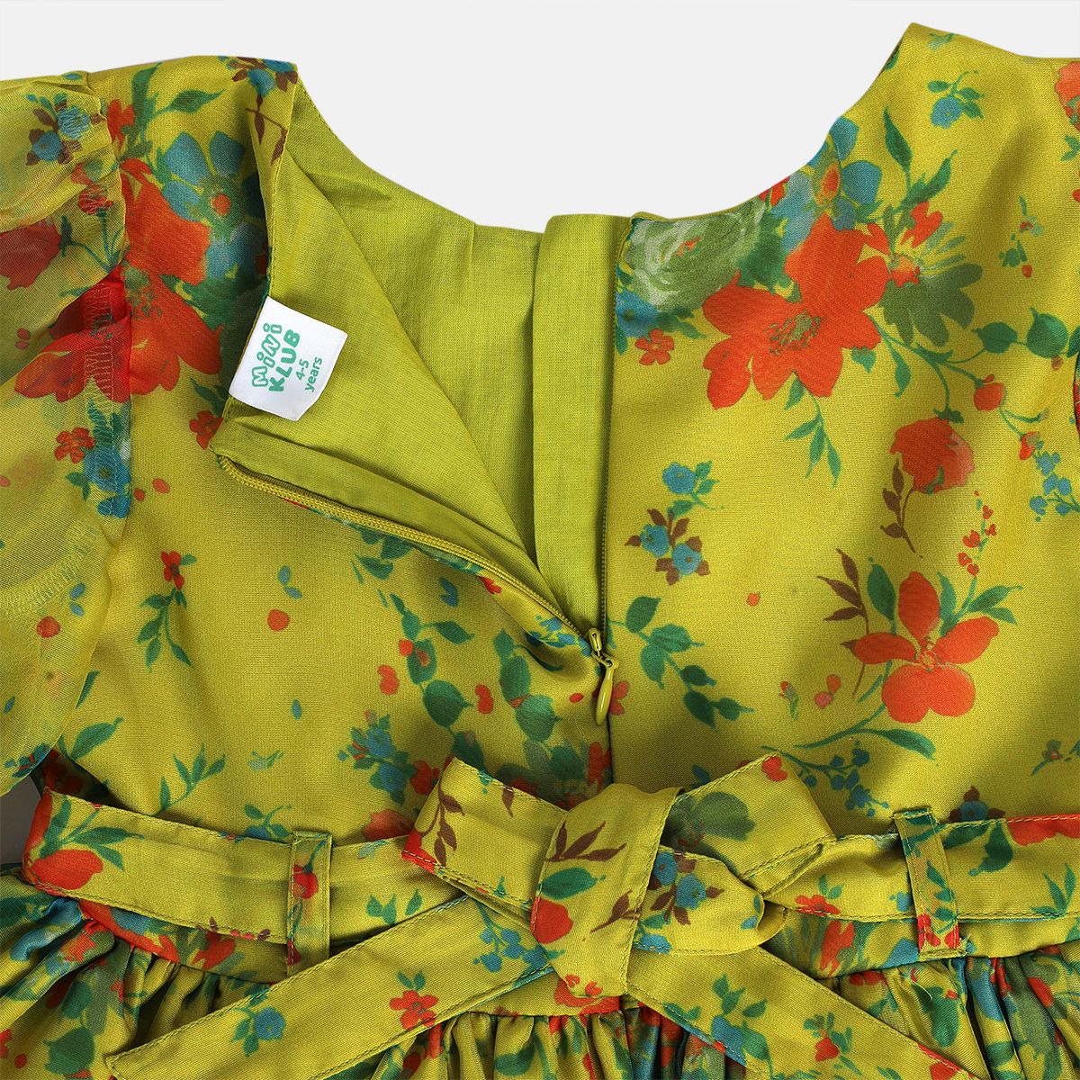 Girls Green Pack Of 1 Dress