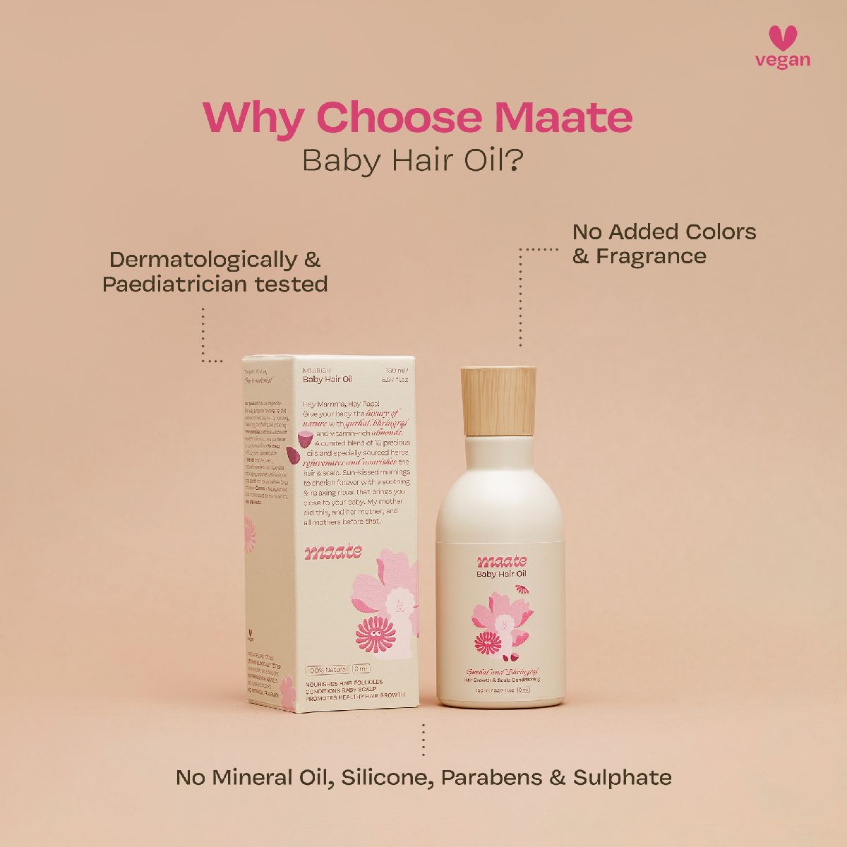 Maate Baby Hair Oil 150 Ml