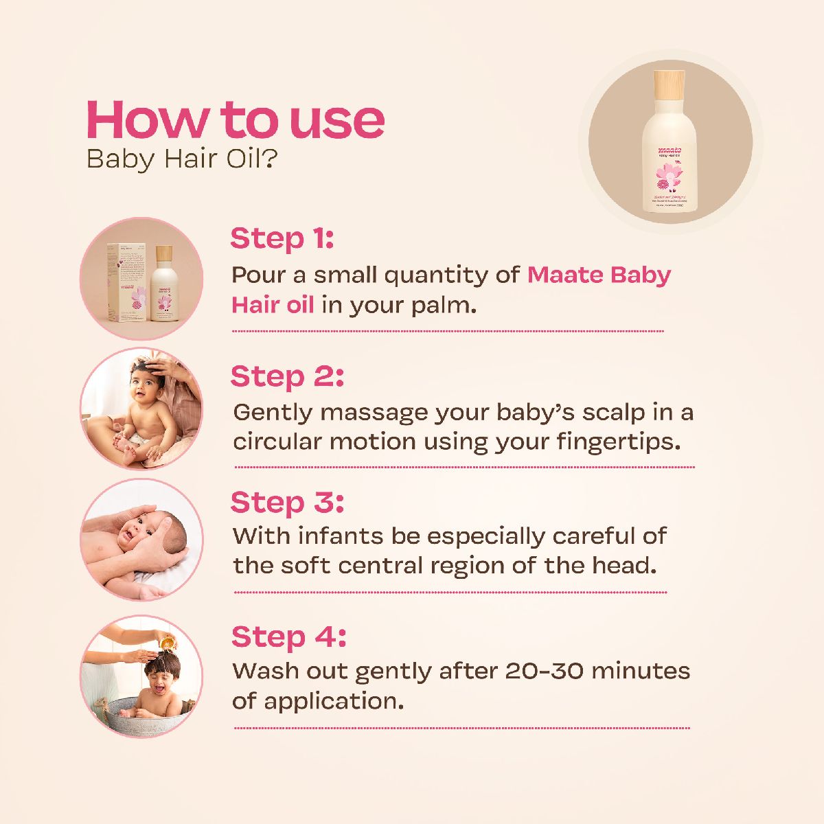 Maate Baby Hair Oil 150 Ml