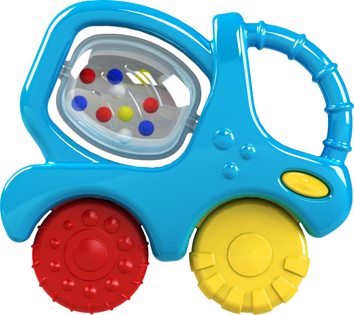 Giggles Mixer Truck Teether Rattle for Babies