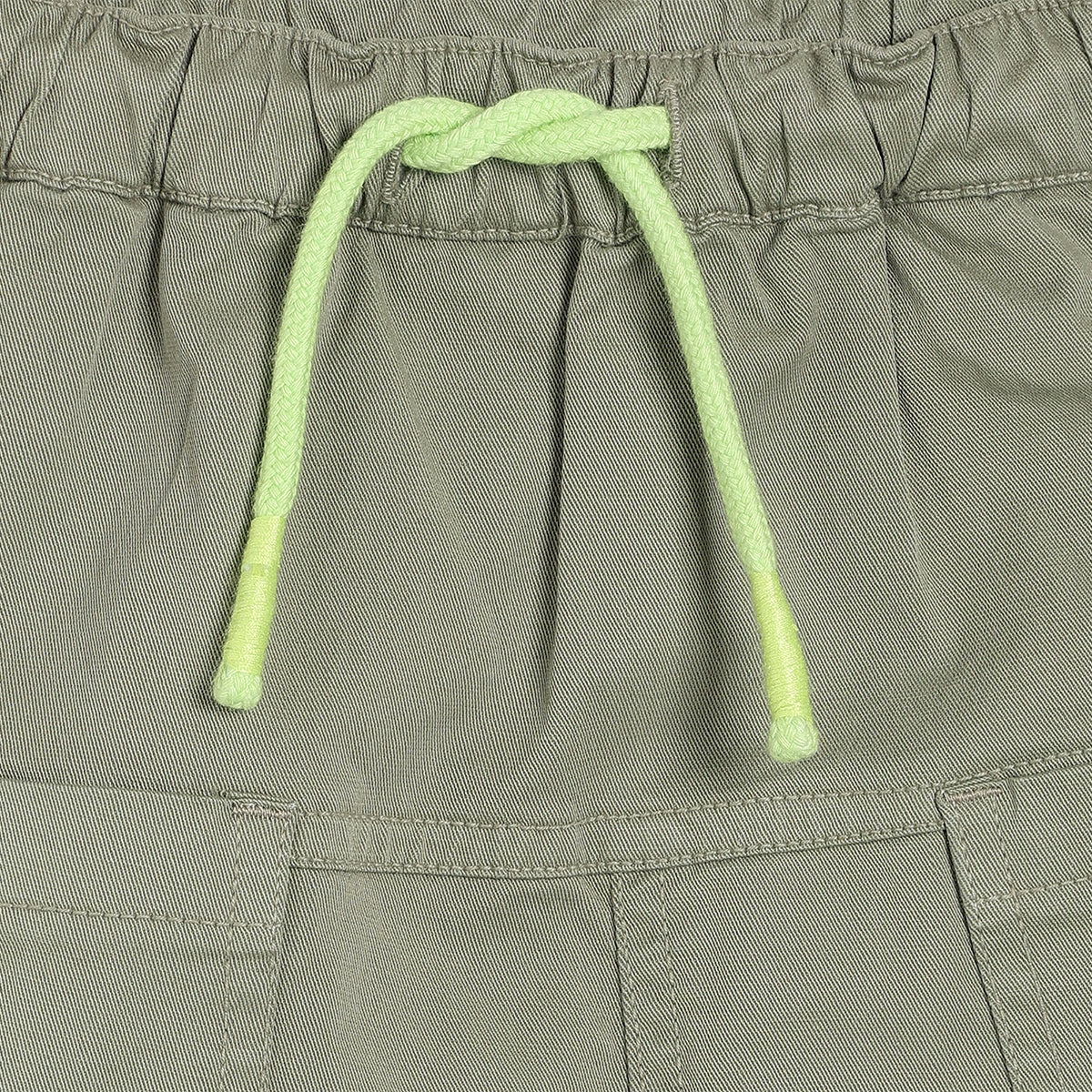 Boys Green Woven Pant