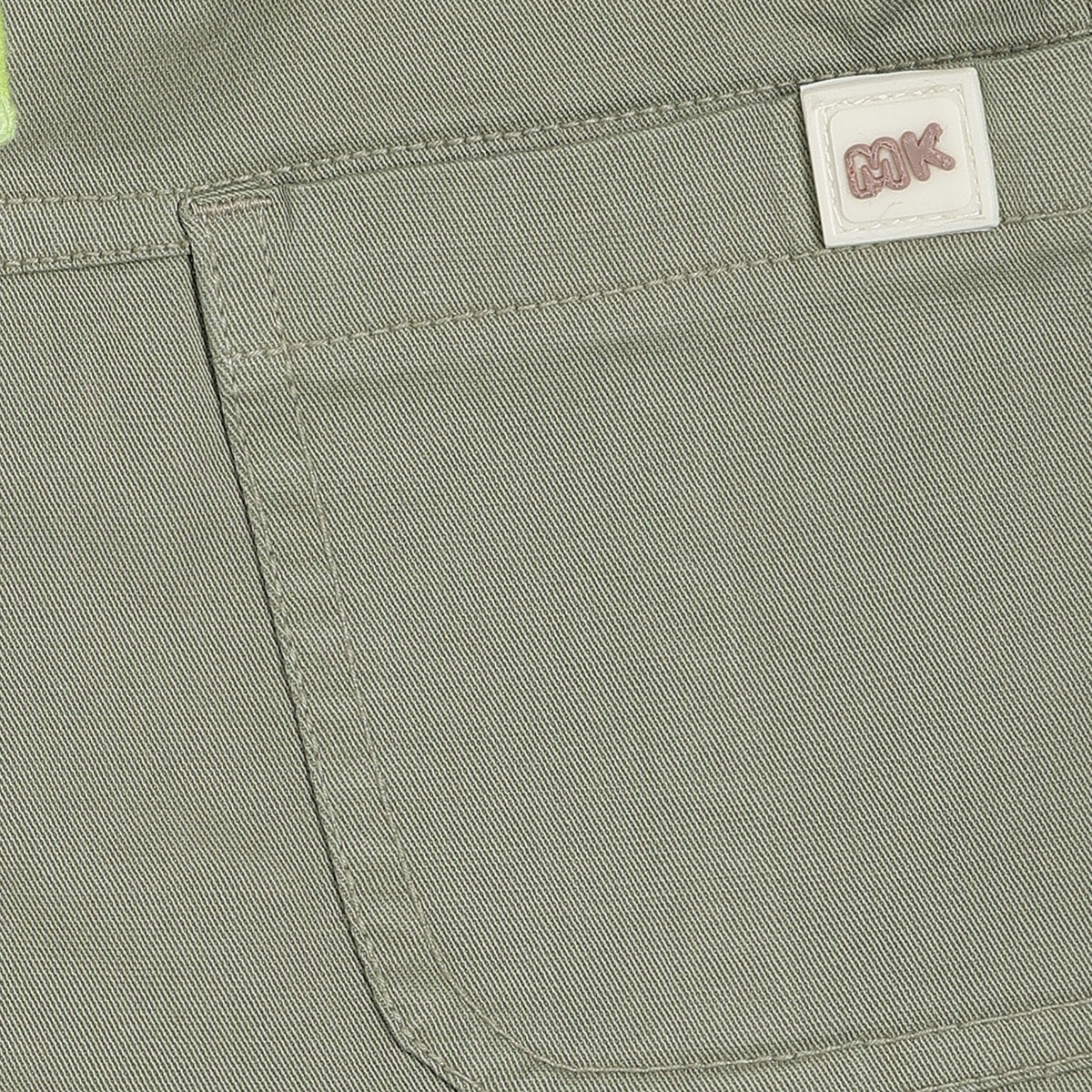 Boys Green Woven Pant