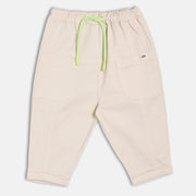 Boys Brown Woven Pant