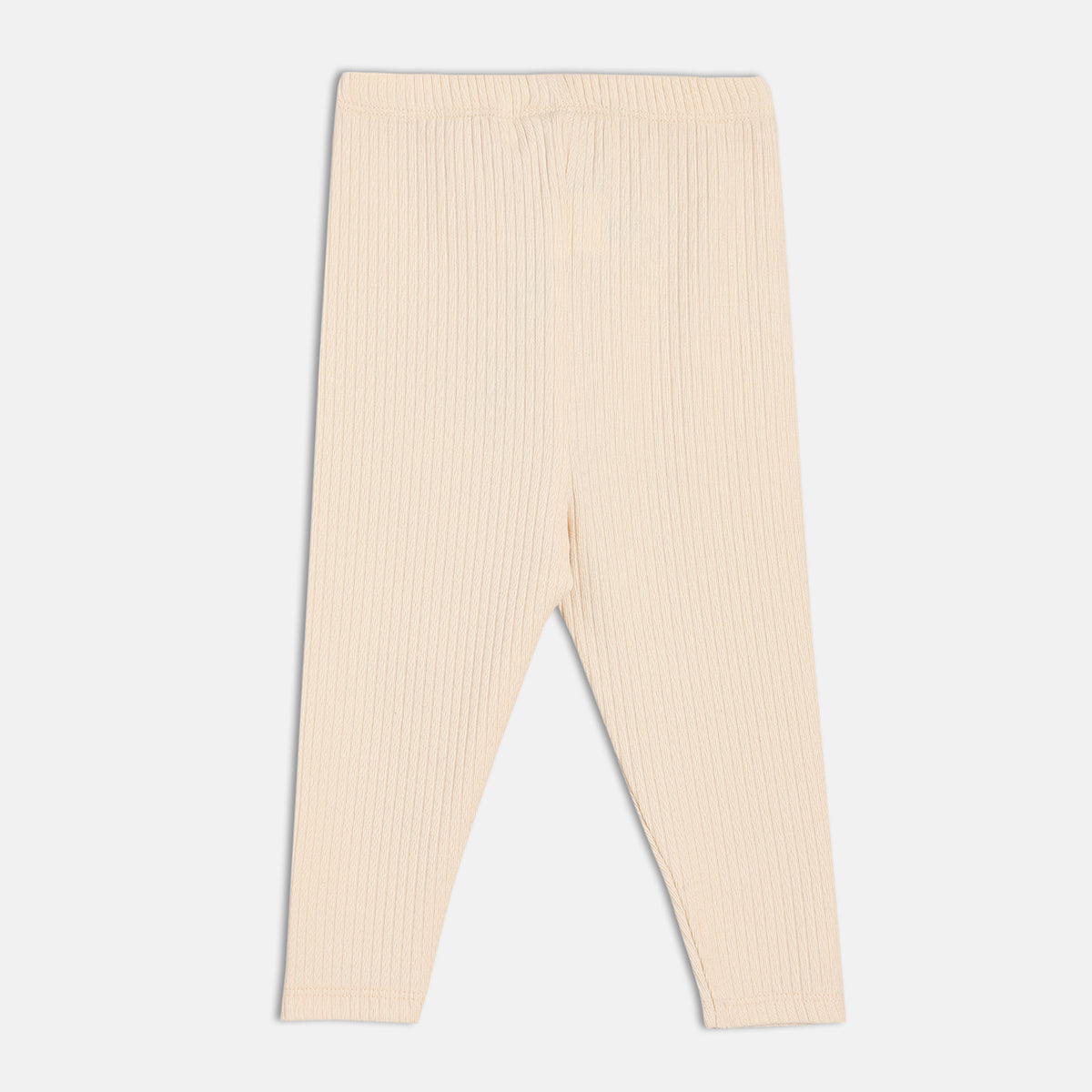 Girls Beige Full Length Legging