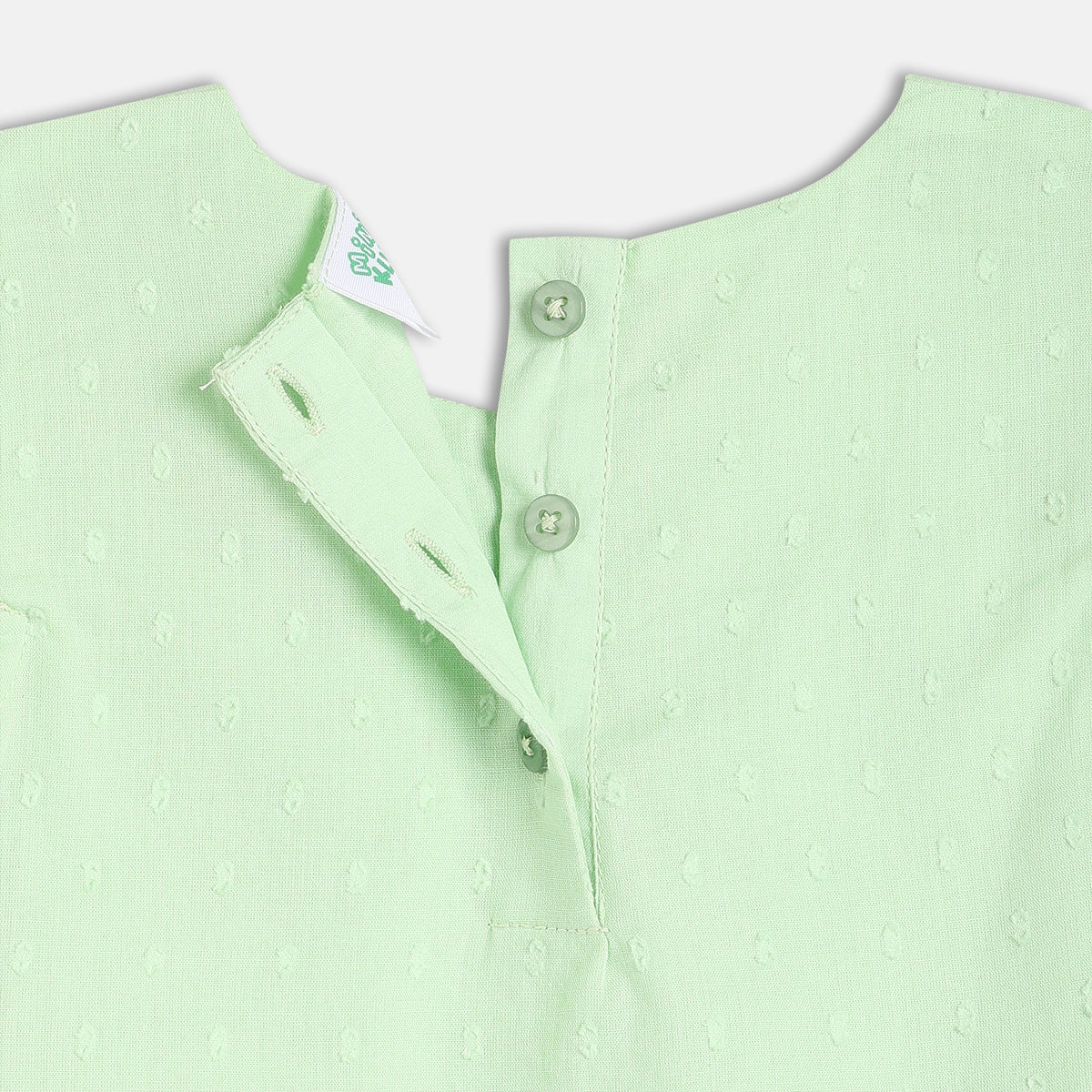 Girls Blue Cap Sleeve Woven Top