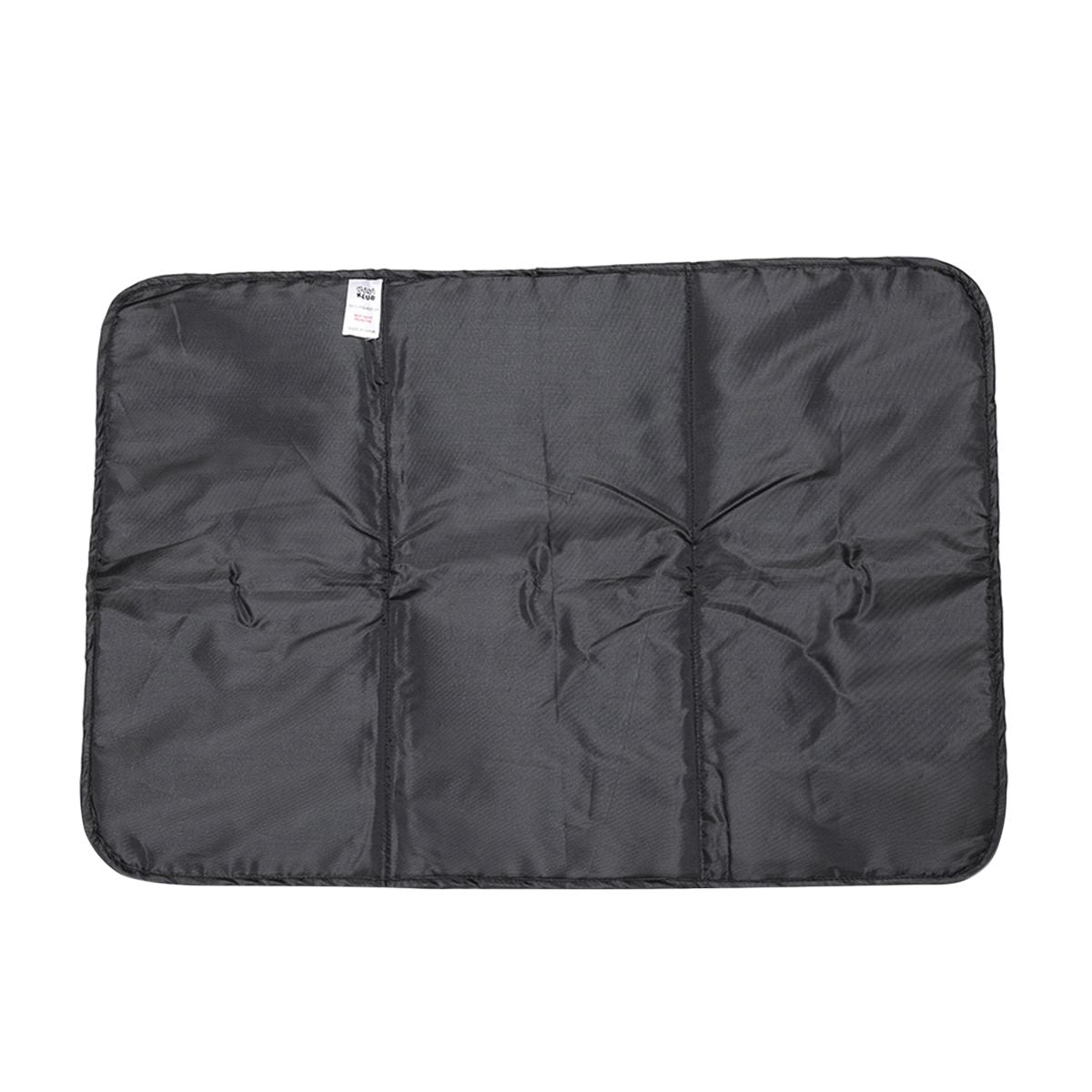 Diaper Bag Backpack with Insulated Bottle Pocket and Organiser Pouches - Black