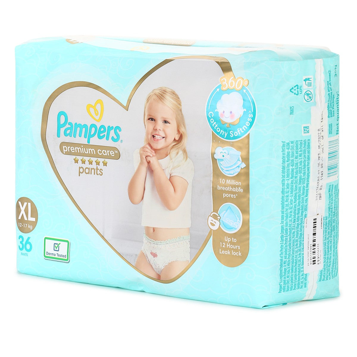 Premium Pants Pampers Pc Pant Xl 36