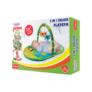 Giggles 3 In 1 Deluxe Play Gym Activity Mat for Babies with Hanging Toys