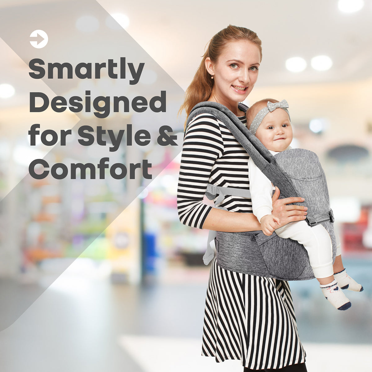 R For Rabbit Upsy Daisy - Smart Hip Seat Baby Carrier