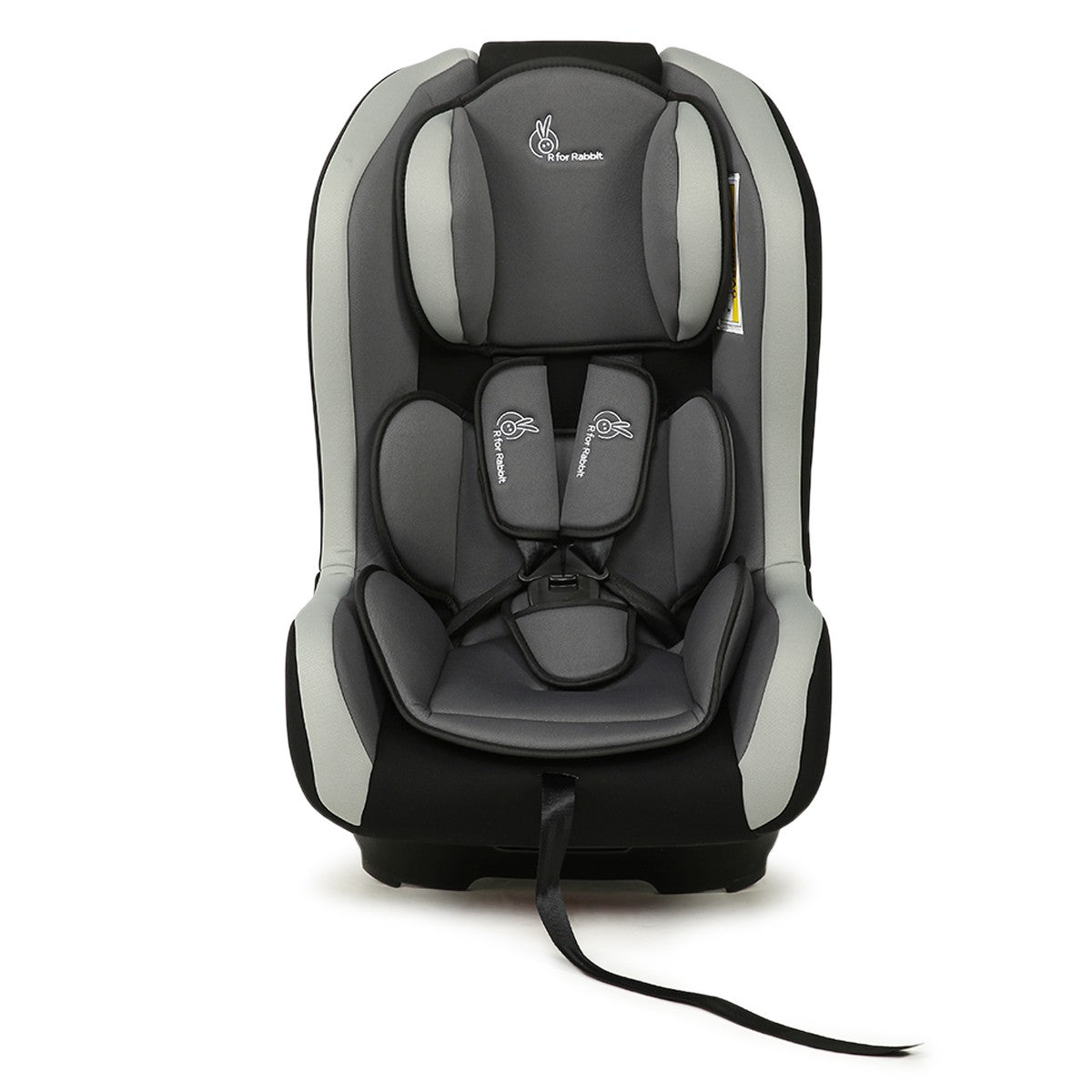 R for Rabbit Convertible Baby Car Seat, Grey and Black