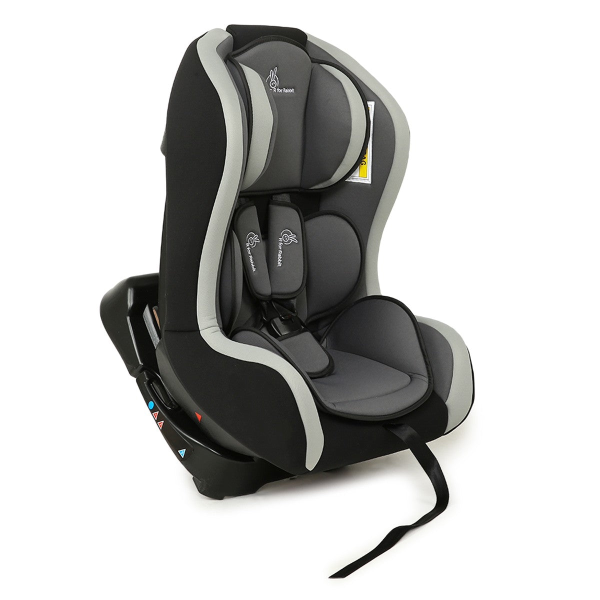 R for Rabbit Convertible Baby Car Seat, Grey and Black
