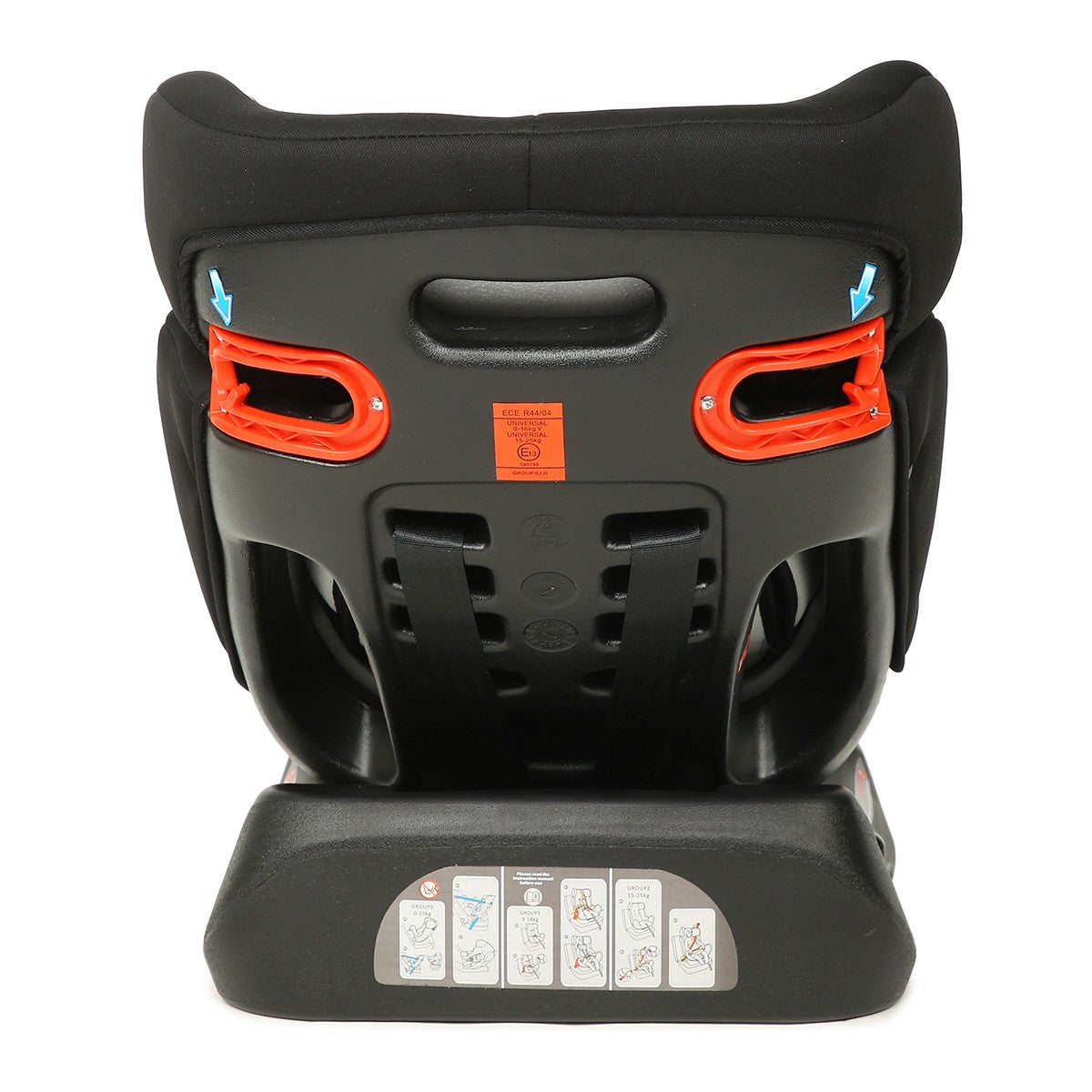 Jack N Jill Grand Convertible Baby Car Seat - Black Grey